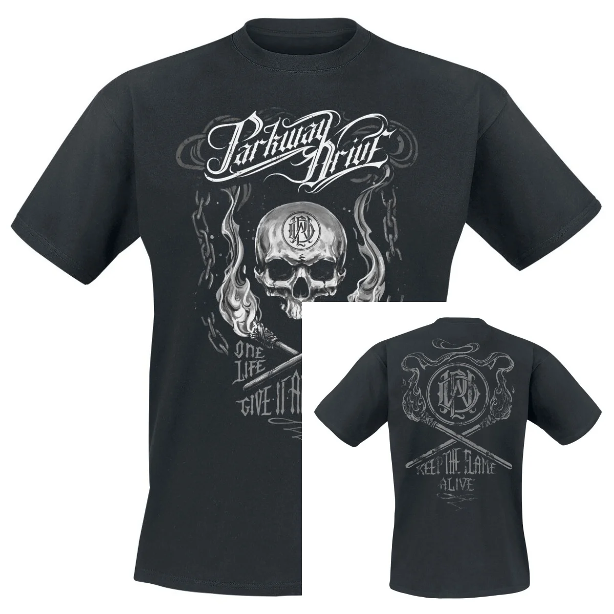 Summer Parkway Drive Graphic Cotton Band T-shirt Unisex Summer Short Sleeve Fashion Brand Tee Luxury Casual Vintage Tees