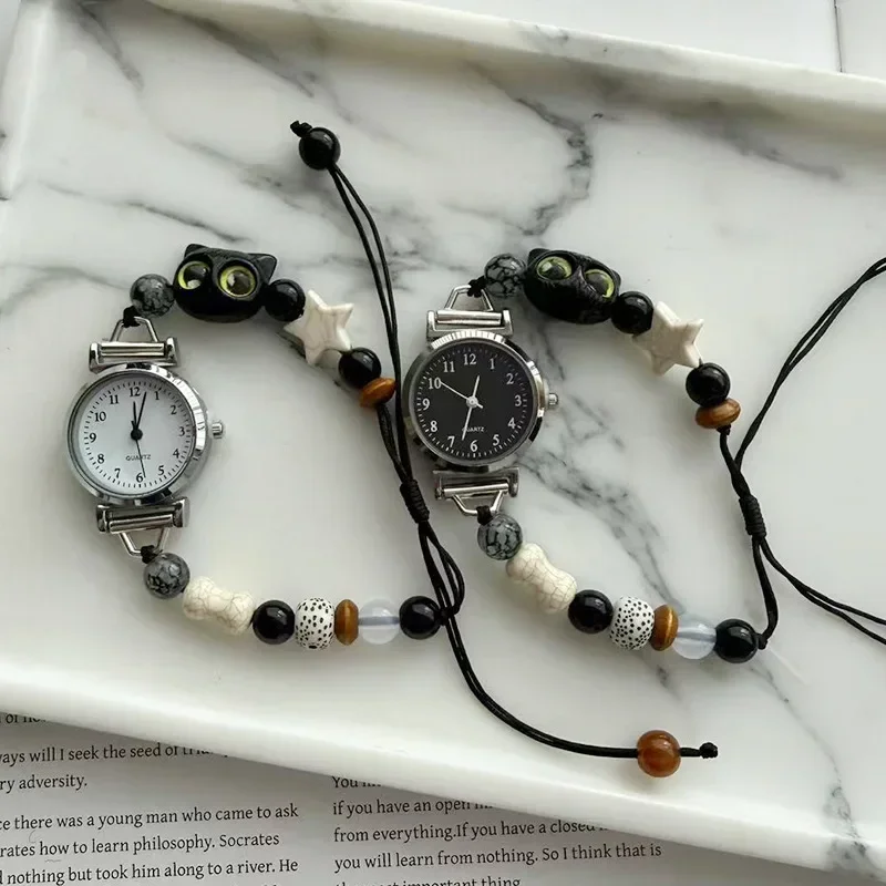 Women Quartz Watch Retro Simple Compact Student Style Fashion Female Watches Casual Ladies Watch
