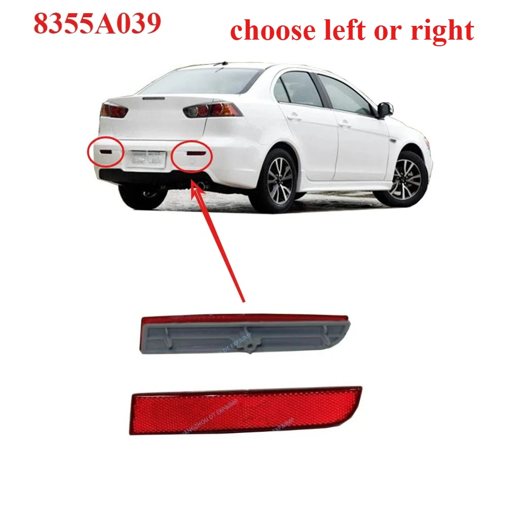 

1 or 2 Pieces 8355A039 Rear Bumper Lamp for Lancer CX CY CZ 2007-2019 Reflector for ASX GA Rear Bumper Lamp for Asx