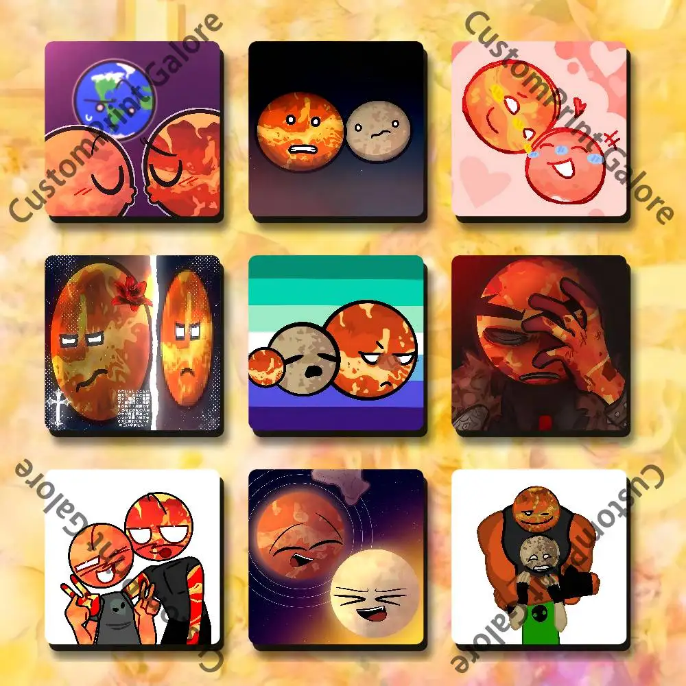

Venus and Mercury Soft Magnetic Refrigerator Magnets Personality Decorations Creative Gifts