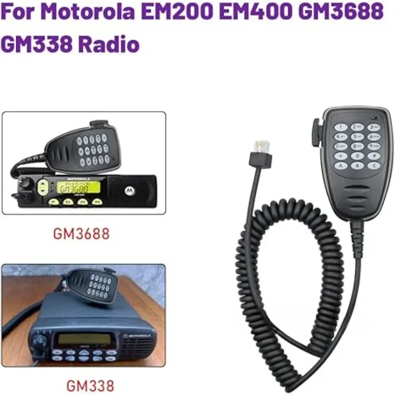 AARMN4026B DTMF Microphone Speaker for Motorola GM300 GM338 GM339 GM340 GM1200 GM360 GM600 GM3688 GM950 GM3188 MCX760G MCX600