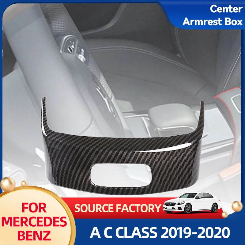 

Внутренние молдинги ABS Chrome Внутренний центральный подлокотник Коробка переключателя Накладка для класса A W177 C-Class A180L A200L 2019-2020 Acce