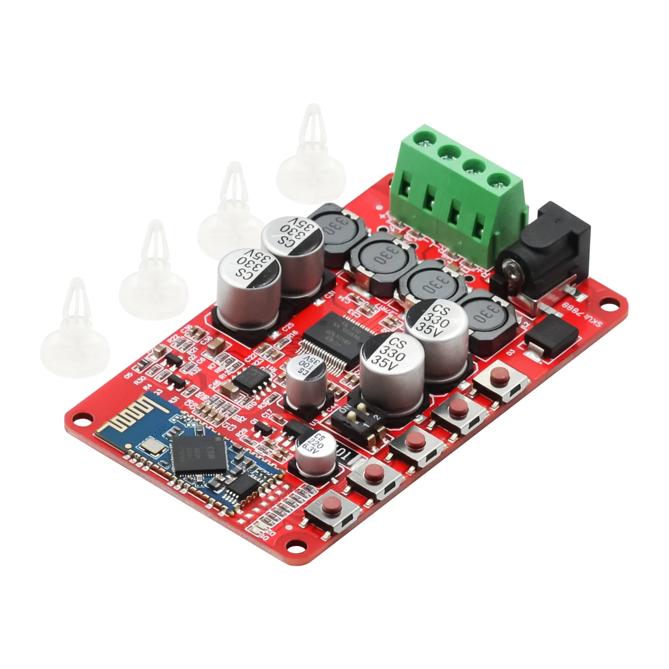 TDA7492P Amplifier Board 50W+50W Bluetooth-compatible CSR4.0 Audio Receiver Amplifier Board Module Parts for DIY Speakers