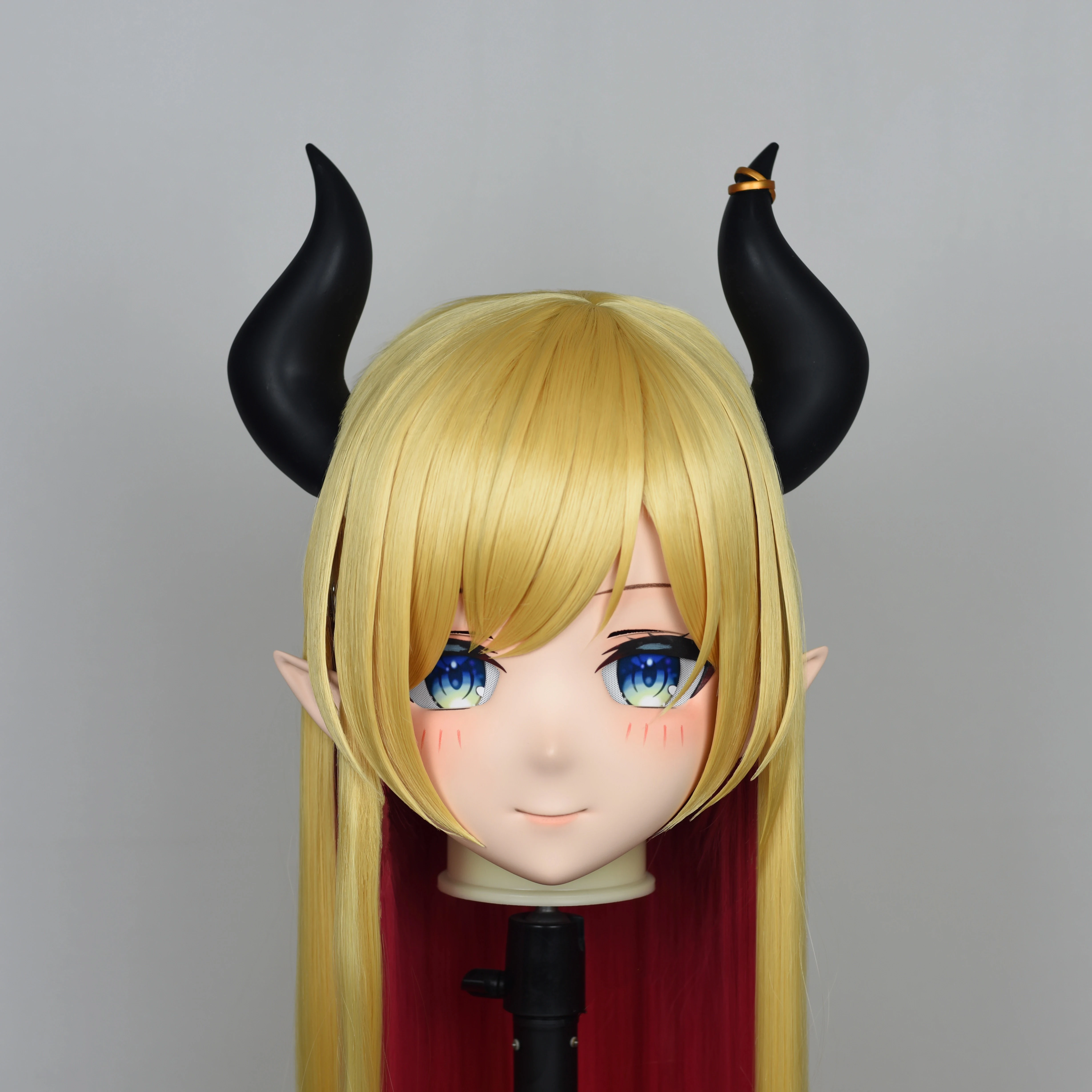 

(MEO412) Customize Handmade Full Head Lockable Crossdress Male to Female Japanese Cartoon Anime Game Character Kigurumi Mask
