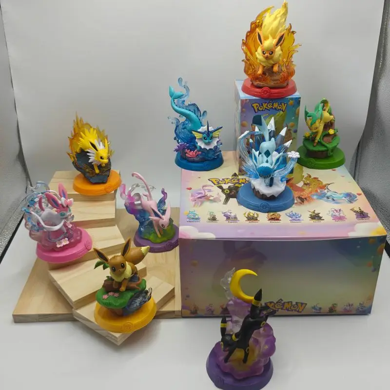 

Adventure Eevee Action Figure Confirm Style Blind Box Anime Cartoon Characters Desktop Ornament Decoration Collectible Toy Gift