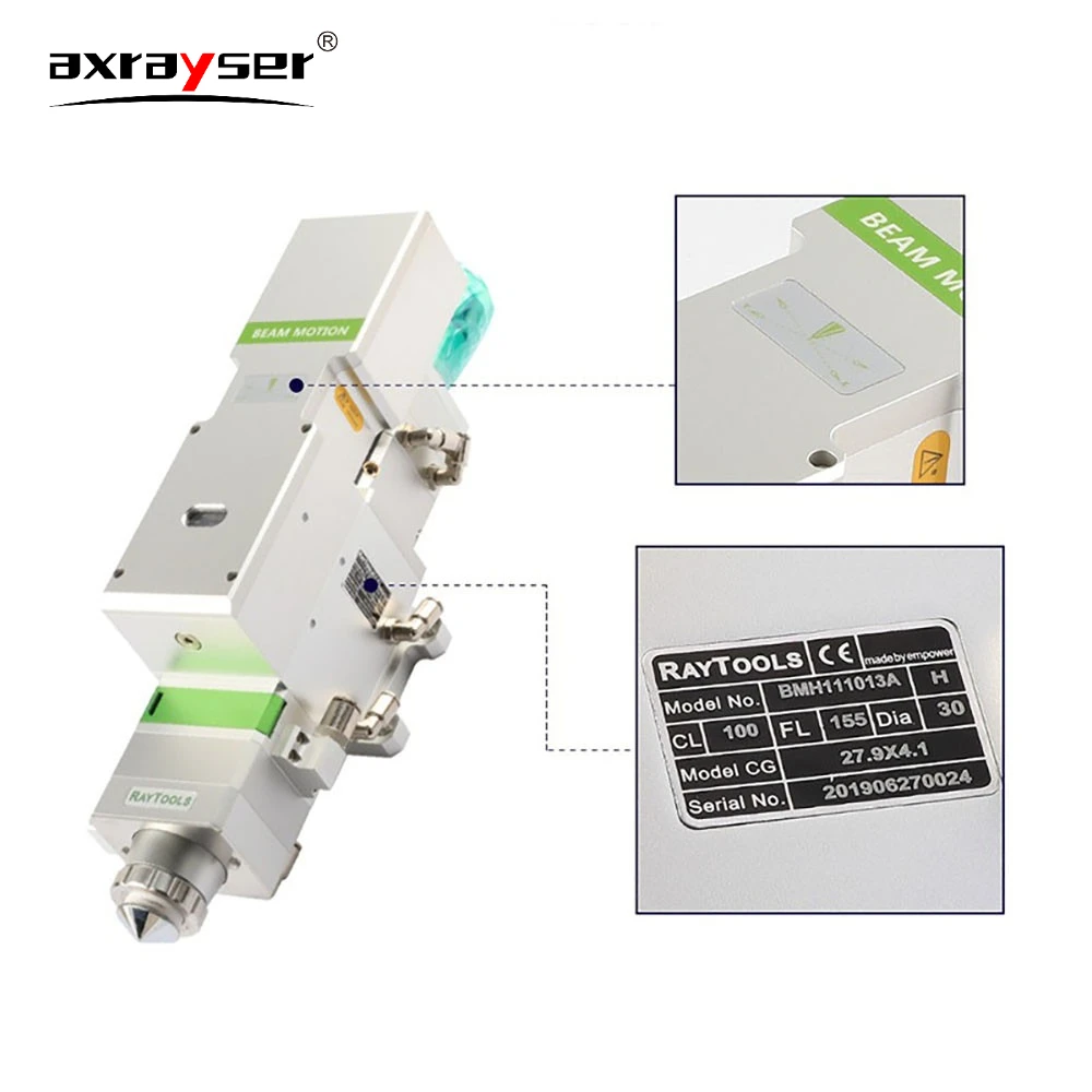 Raytools BM111 رأس القطع بالليزر ياسكاوا سيرفو سائق عالي الأداء التركيز التلقائي 0-3300 واط F125 F155 F200 #3