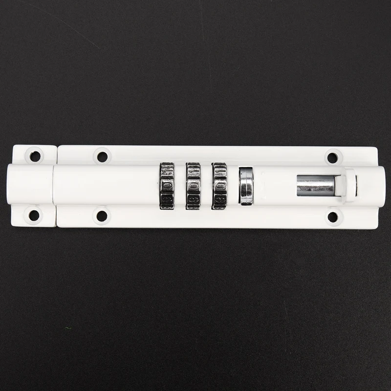 Horizontal Door Bolt Lock, Deslizando o código de combinação, Pode ser Reset para o portão, Armário de garagem