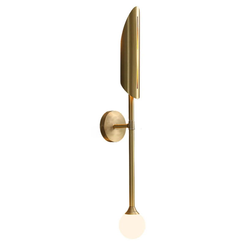 Modern Wall Sconce Lighting Indoor Gold Wall Lamp for Living room Staircase Lobby Hallway Mirror Front Long Wall Light Fixture