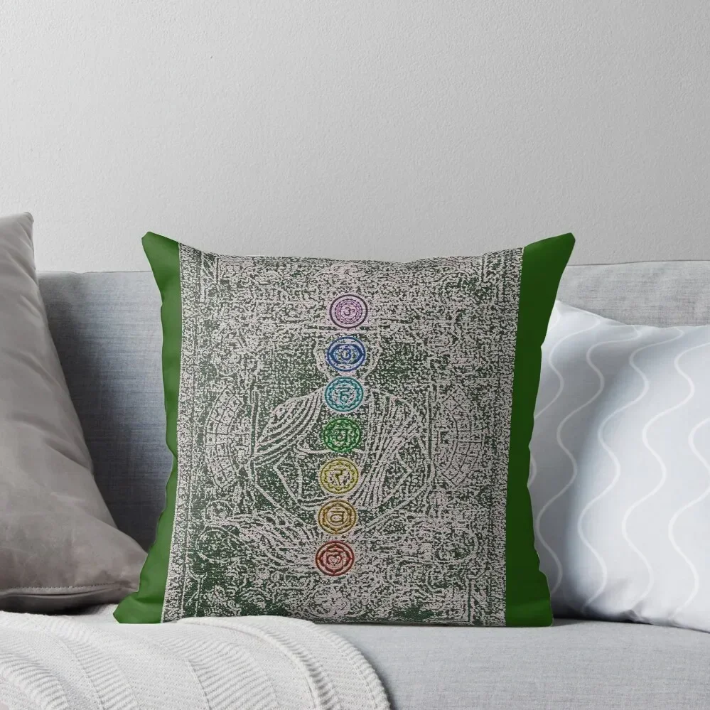 

The Seven Chakras (Ancient) Throw Pillow Christmas Throw Pillows Covers Decorative Sofa Cushions Cushions Cover pillow