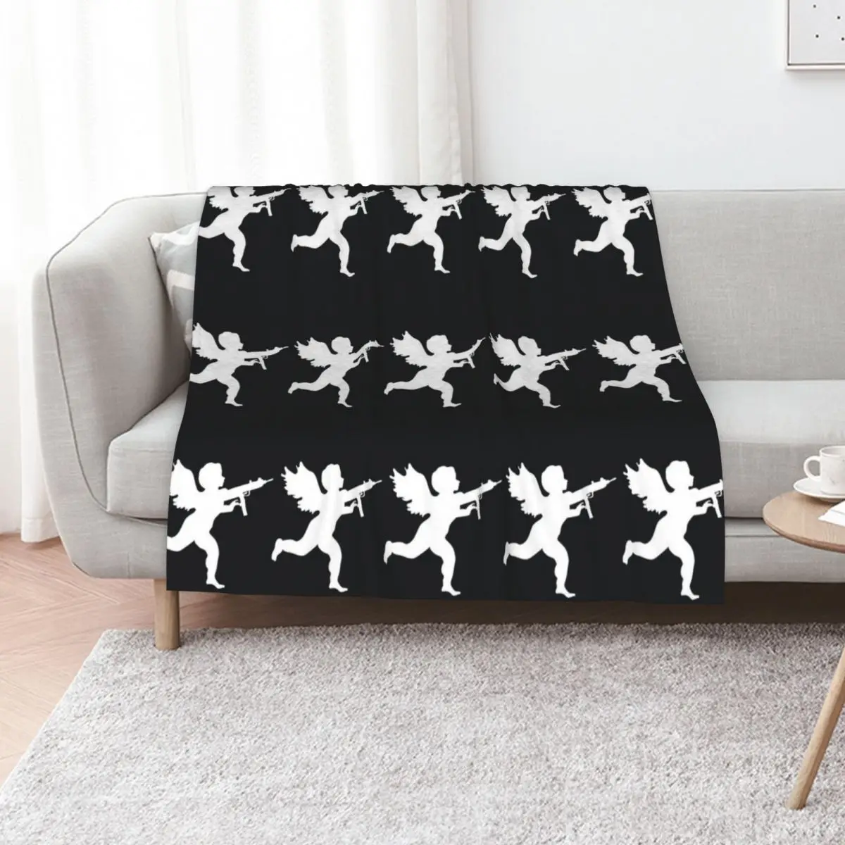 Vanilla Ice Cupid Logo Throw Blanket Thin Thins Decorative Sofas Bed covers Luxury Thicken Shaggy Blankets