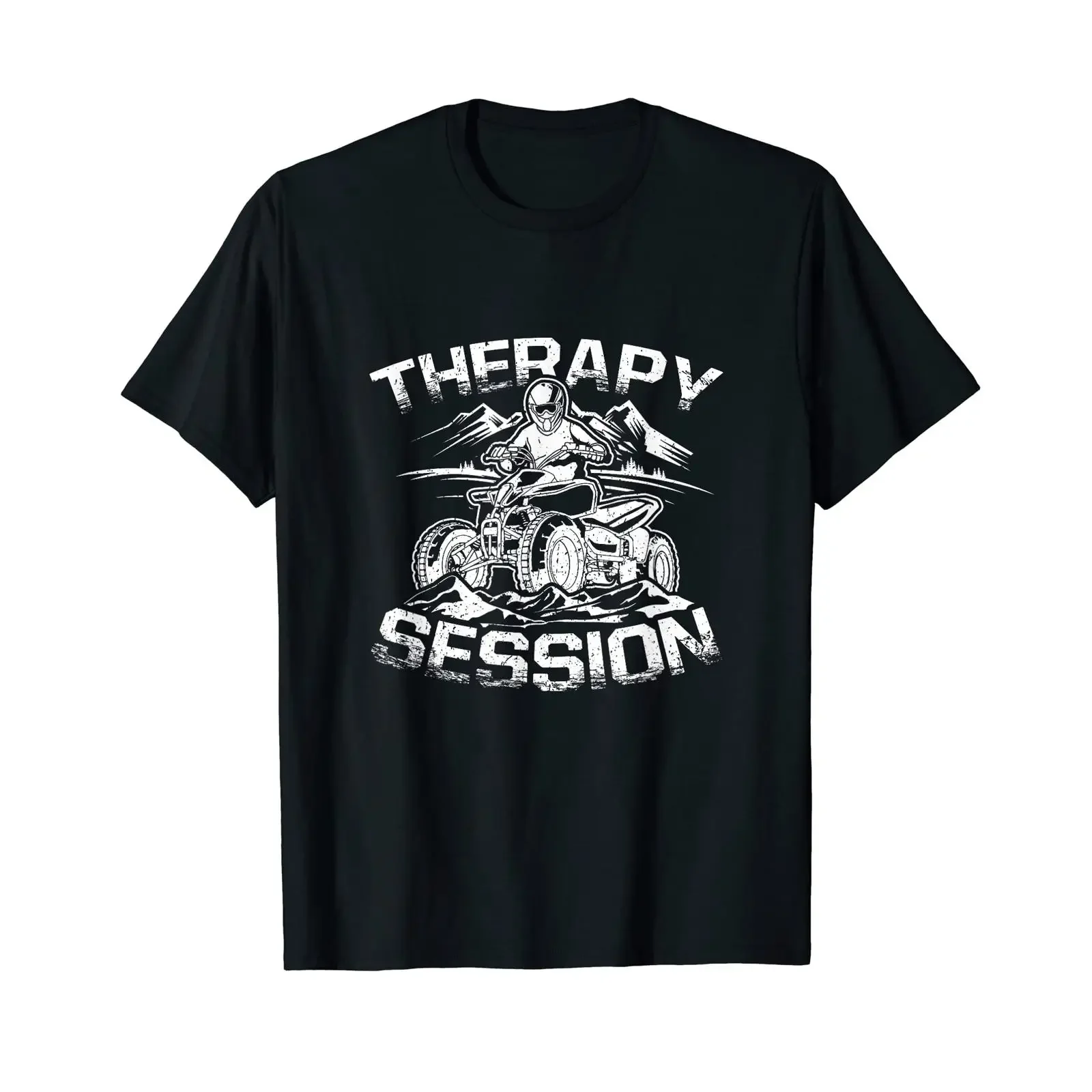Therapy Session Funny ATV Four Wheeler Quad Bike Rider T Shirt vintage Washed homme Stylish Casual streetwear