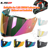 Original LS2 FF805 Motorcycle Helmet Visor ls2 THUNDER helmets transparent gold lens shield With Anti-fog Motorcycle Accessories