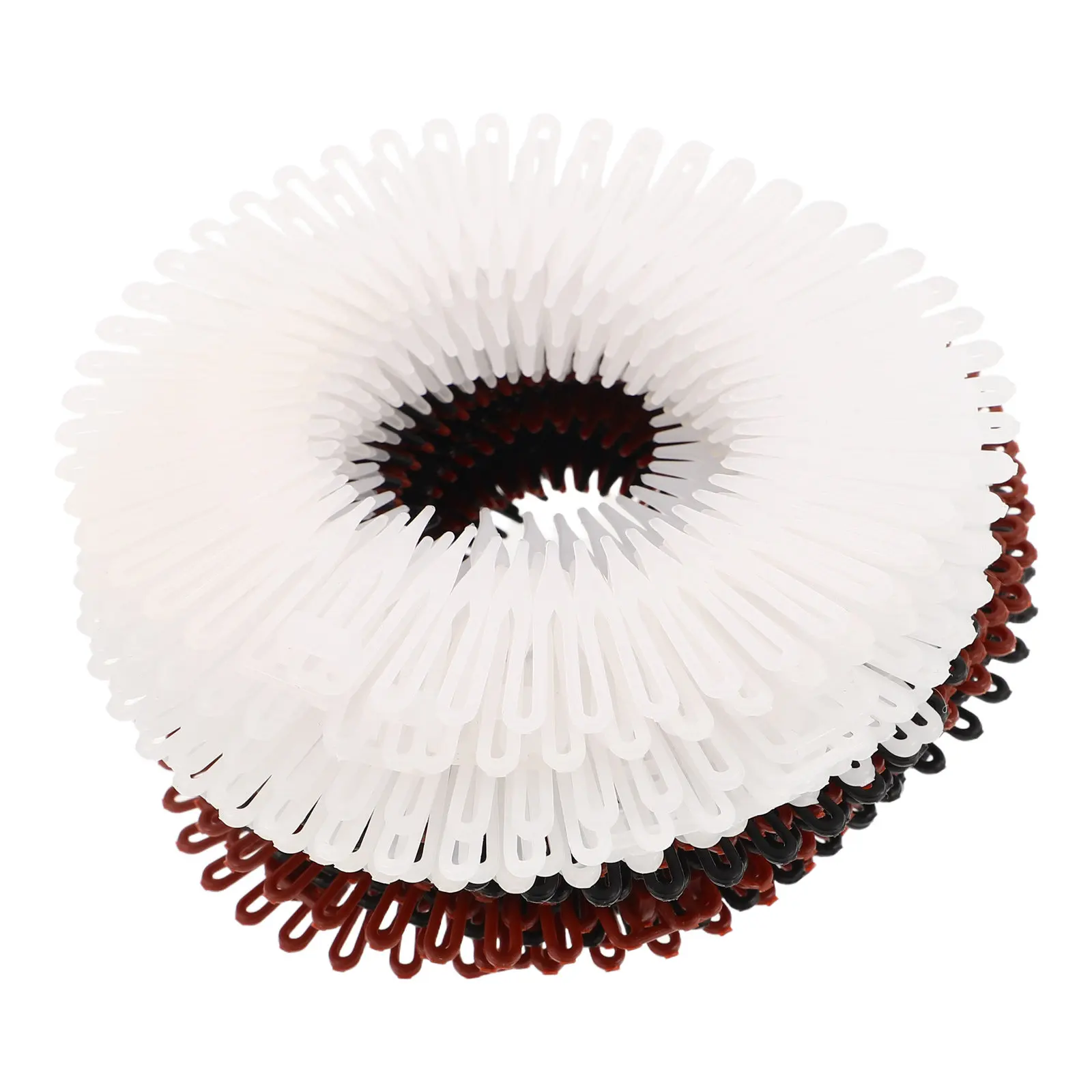 

30Pcs Stretchy Hair Comb Headband for Women Flexible Elastic Circular Comb Holder Quick Styling Neat Look Outdoor Sports Hair