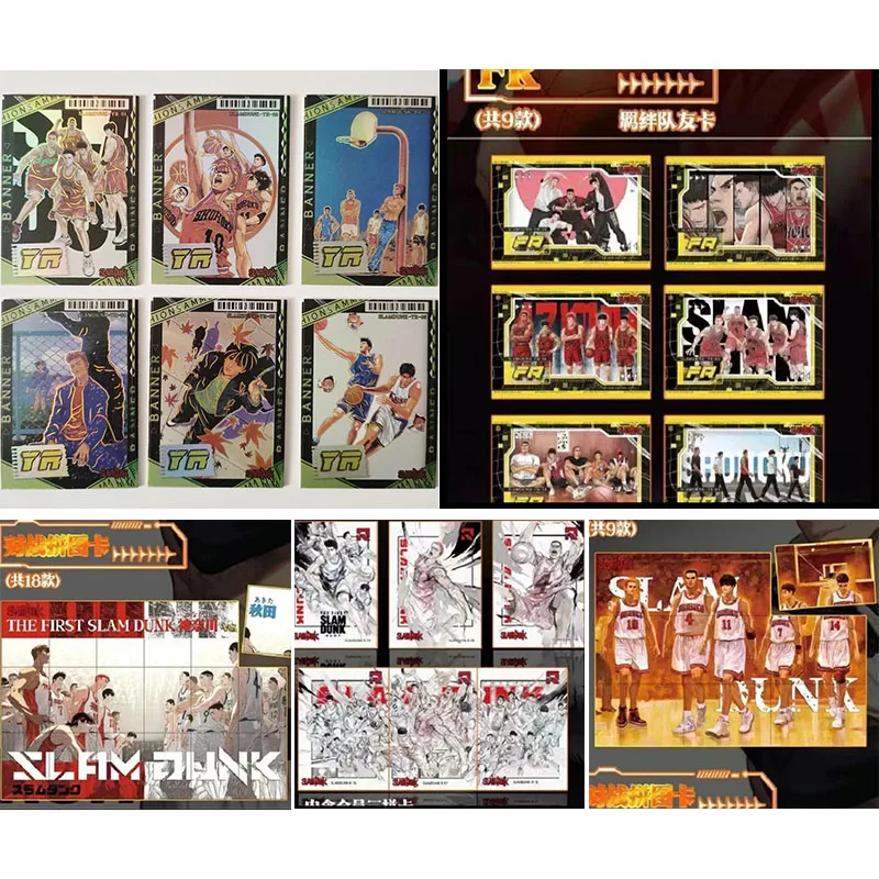 Anime Slam Dunk YR FR HR TR Set kaarten Haruko Akagi Mitsui Hisashi Collection Kaarten Kerst Verjaardagscadeautjes Kinderspeelgoed