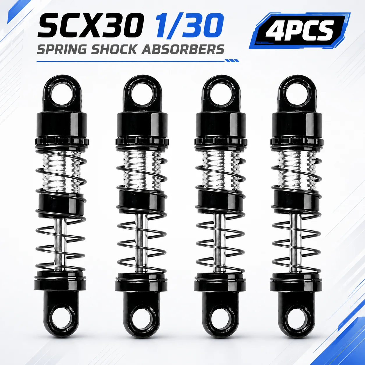 PYFORE 21mm/25mm Metal Spring Mini Shock Absorber Damper for Axial SCX30 1/30 RC Crawler Car Upgrade Parts Accessories