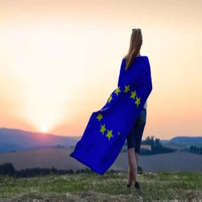 EU flag 90x150CM hanging polyester eu european europe union flag for Decoration