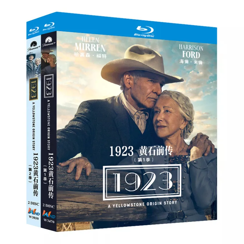 

Blu-ray Ultra HD: Телесериал «Йеллоустон: Приквел: 1923» (Сезоны 1–2) — Бокс-сет с дисками BD