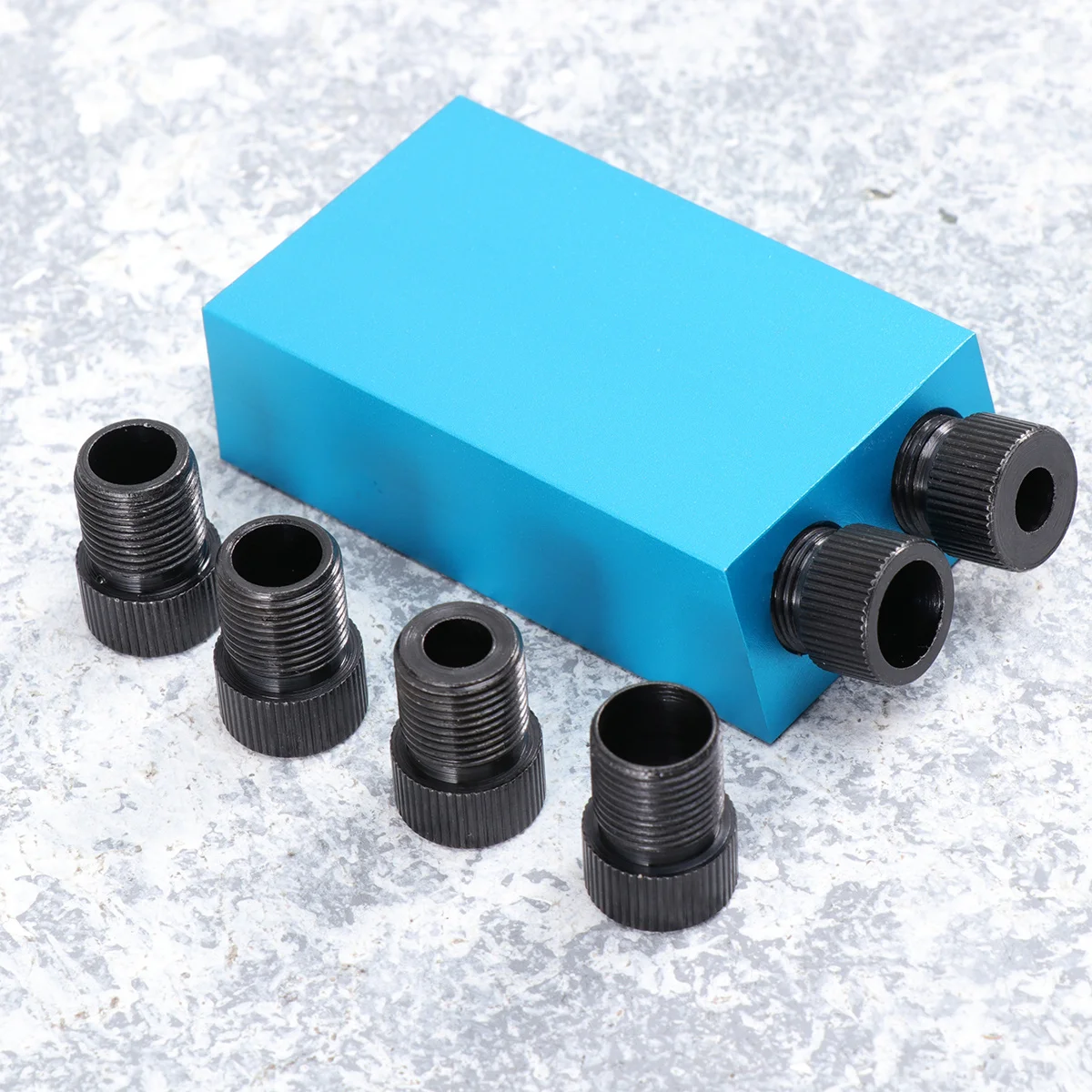 سبائك الألومنيوم 15 درجة ثقب مائل مجموعة أدوات النجارة المهنية لأي نوع الخشب مجموعة ثقب مائل