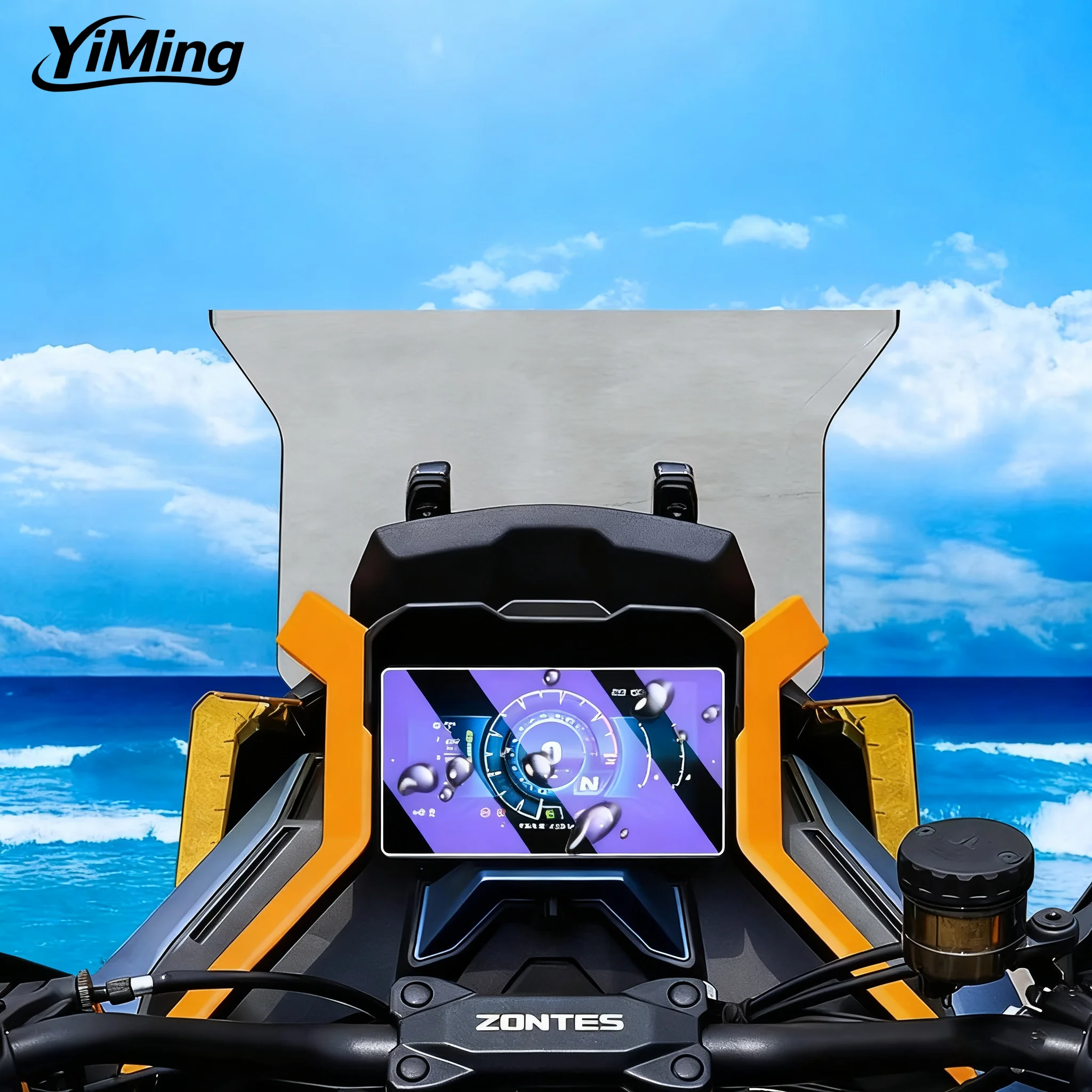 Motorcycle Dashboard Tempered Glass Film Accessories High Definition 1 Piece For Zontes 350 368 D/E/M 150D/M 703 F RR 368G
