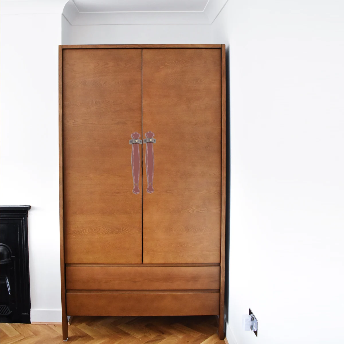 

Cabinet Pull Handles 6888-128 Red Brown Drawer Pulls For Kitchen Bathroom Furniture Hardware Knobs Cupboard Door