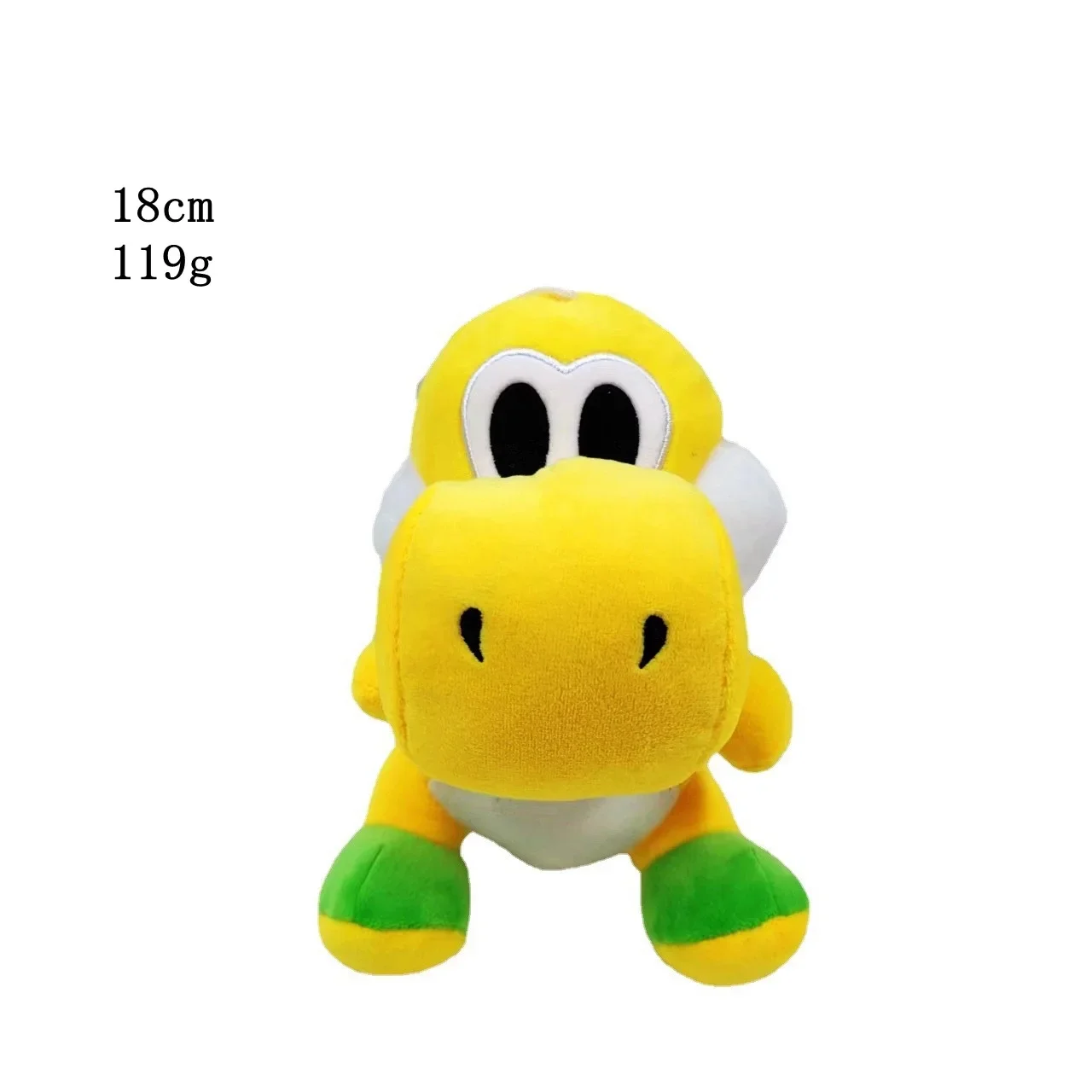 Super Mario Game Anime Figure Yoshi Short Plush Doll PP Cotton Stuffed Children\'s Toy Decoration Green Yellow Birthday Gifts