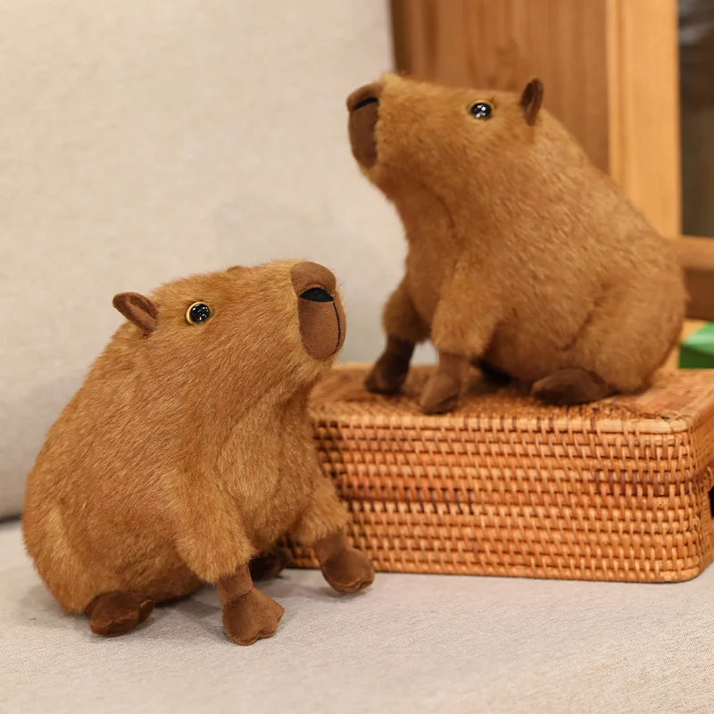 

Lifelike Capybara Plush Doll Stuffed Animals Kawaii Plushie Capybara Birthday Gift for Girl Friend Cute Decoration for Romms