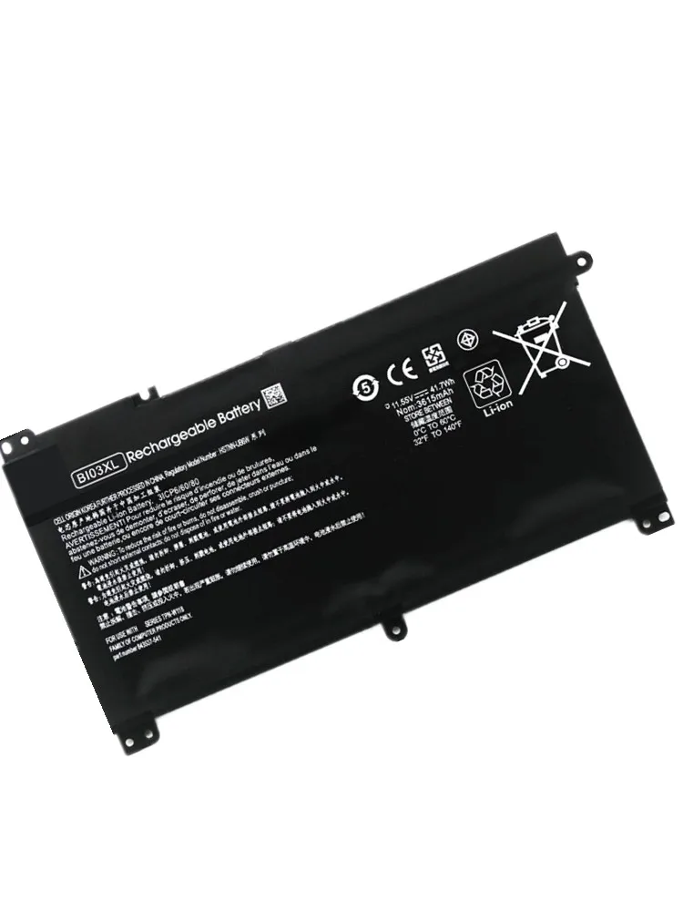 Imagem -04 - Nova Bi03xl Bateria do Portátil para hp Pavilion X360 Tpn-w118 13-u100tu U113tu U169tu Hstnn-ub6w Fluxo 14-ax010wm 14-ax020wm