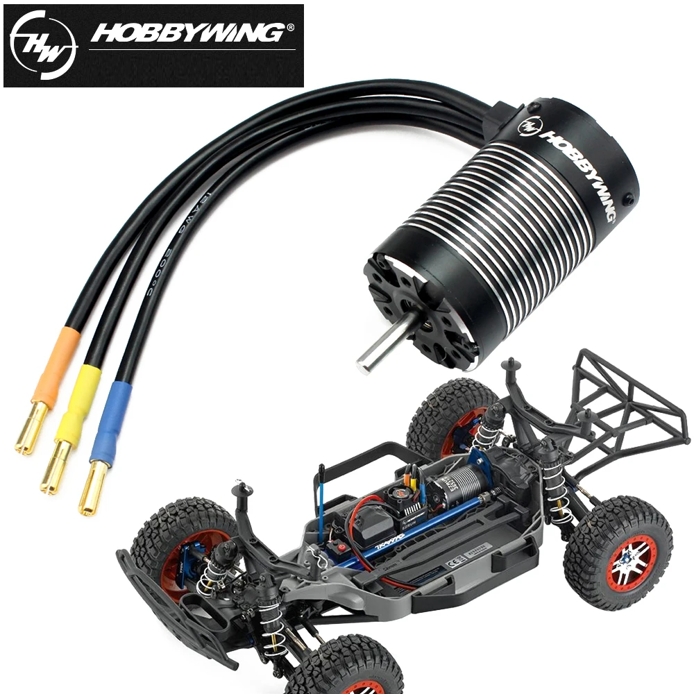 Hobbywing EZRUN 3660 G2 4600KV/4000KV/3200KV 2-3S 4 Polo High Torque Brushless Motor For 1:10 Touring Buggy 2WD Monster Truck