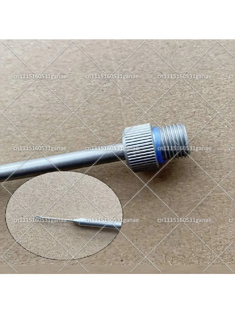 lsparoscopic instrument aspiration needle and injection cannula with with screw