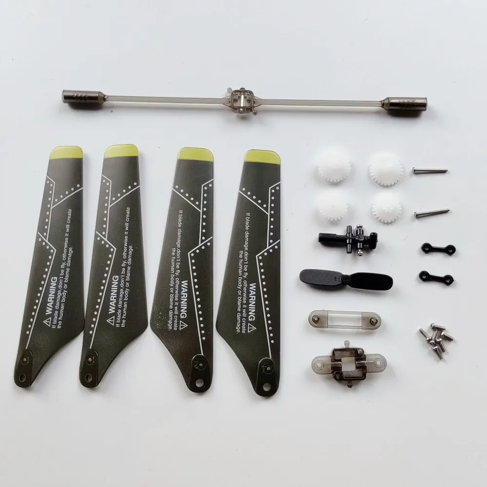 SYMA S102G S109G Main Props Propellers Blades Flybar Gears Buckles Tail Rotor Inner Shaft R/C Helicopter Spare Parts Access