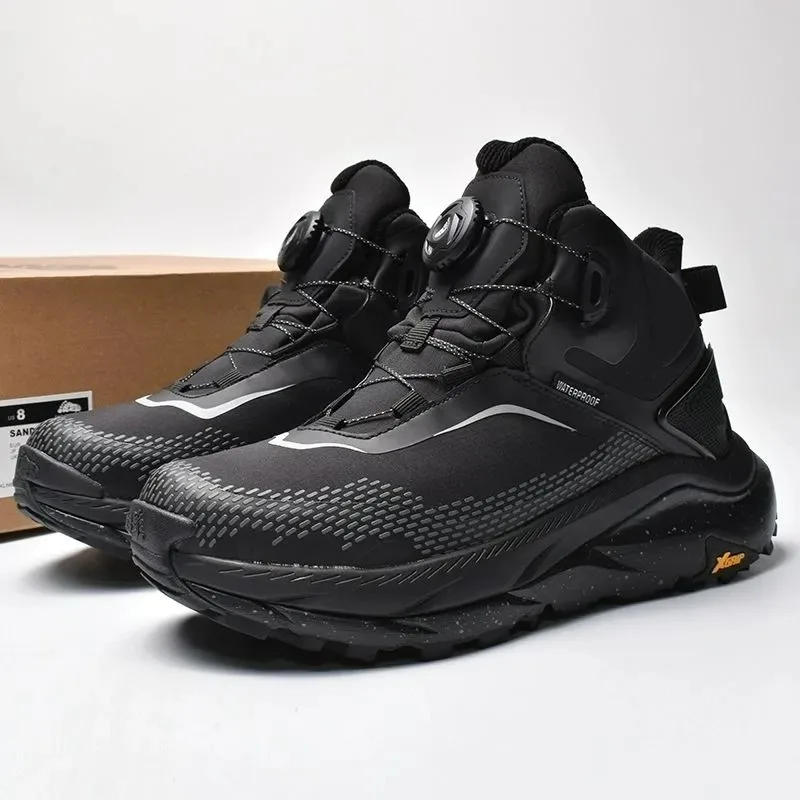 Herbst-Winter-Wanderschuhe für Männer und Frauen, rutschfeste Outdoor-Stiefel, Designer-Bergsteigerschuhe für Paare, Unisex-Marken-Trekkingschuhe – Detail 5