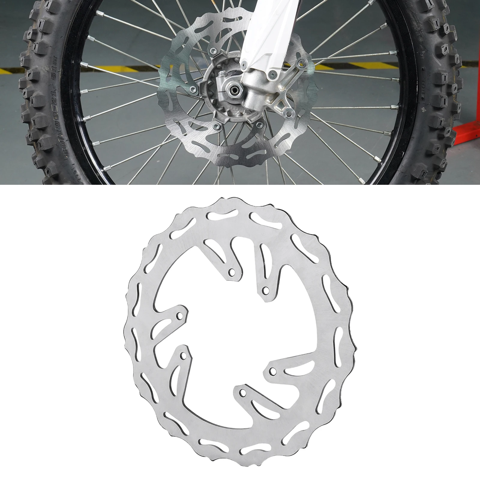 

NICECNC For Honda CRF250R CRF450R 2015-2020 CRF250RX 2019-2021 CRF450RX 2017-2020 CRF450RWE 19-20 260mm Front Brake Disc Rotor