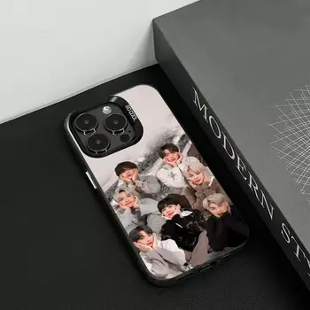1個KPOP BTS手機殼,IMD色銀色外殼,適用於iPhone 16/15/14/13/12/11 Pro Max Plus 8 最佳銷售 BTS iPhone手機殼 - №1