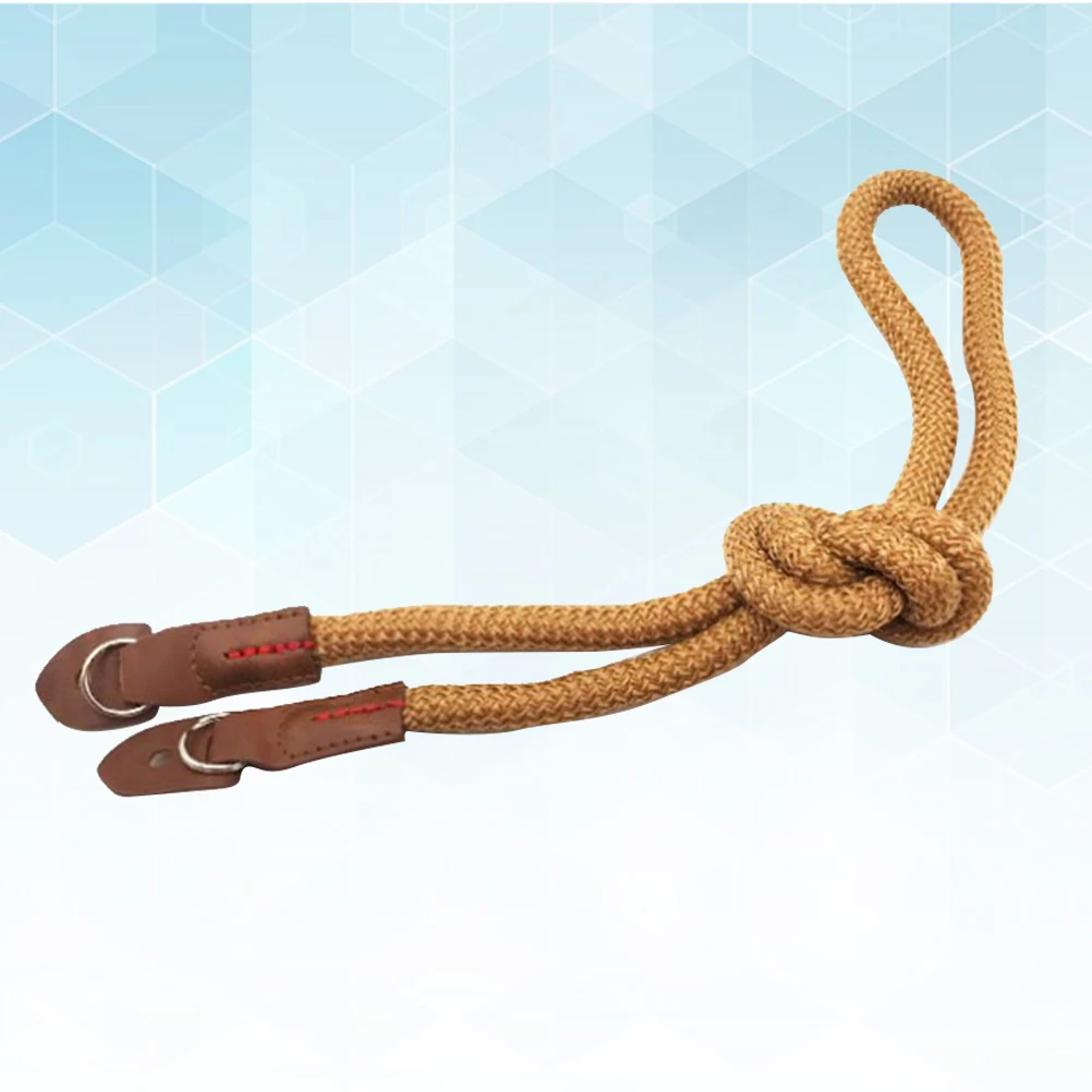 

Stylish Camera Rope Long Halter Strap For Compact Dslr Micro-Single Cameras Durable Comfortable Accessory Coffee