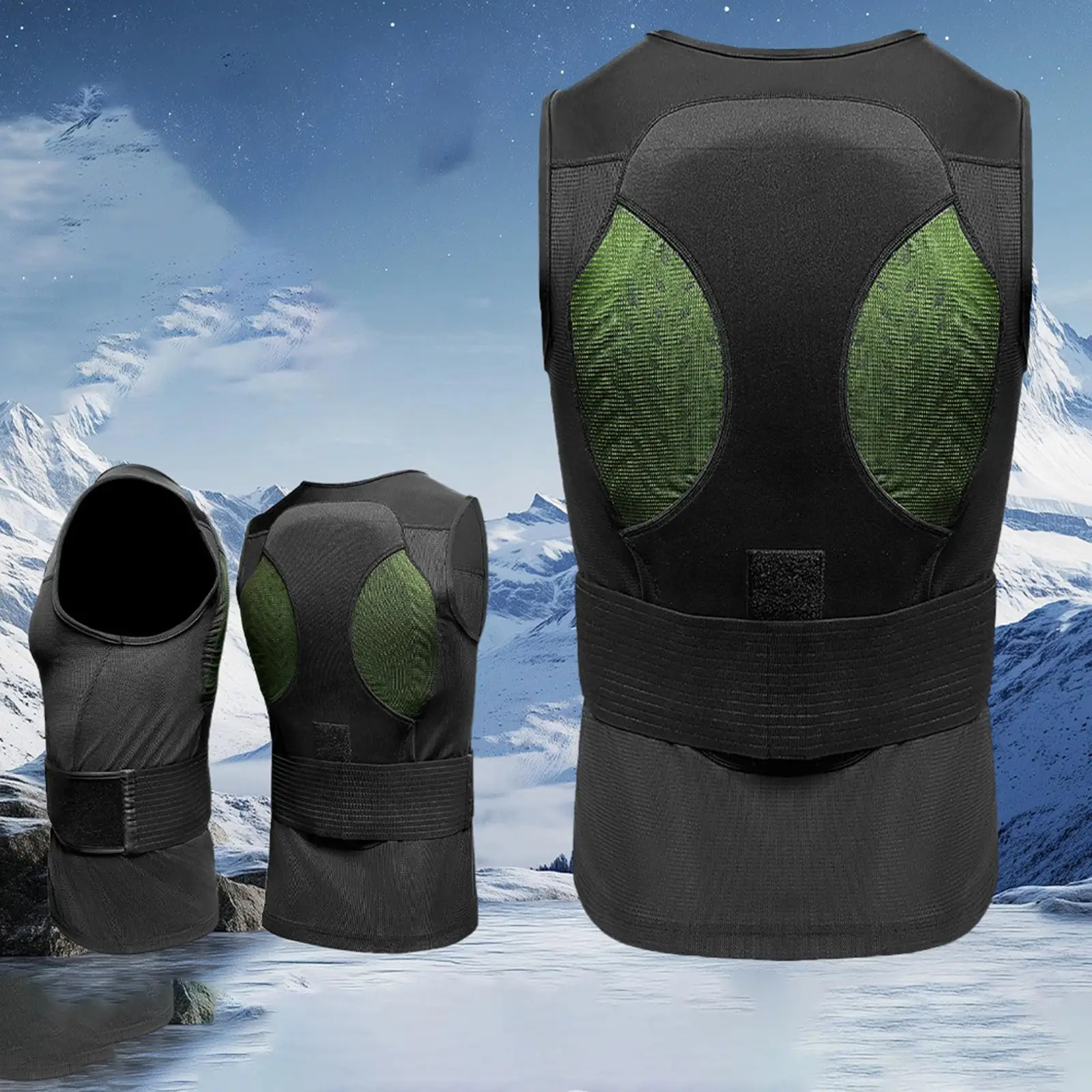 

Защита спины для сноуборда, гоночный велосипедный лыжный жилет, защитный жилет для тела, дышащее спортивное снаряжение для занятий спортом на открытом воздухе, сноуборд, мотоцикл