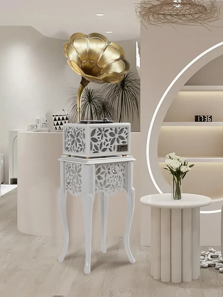 

Unique and niche French phonograph, light luxury, modern household vinyl record player, living room Bluetooth speaker