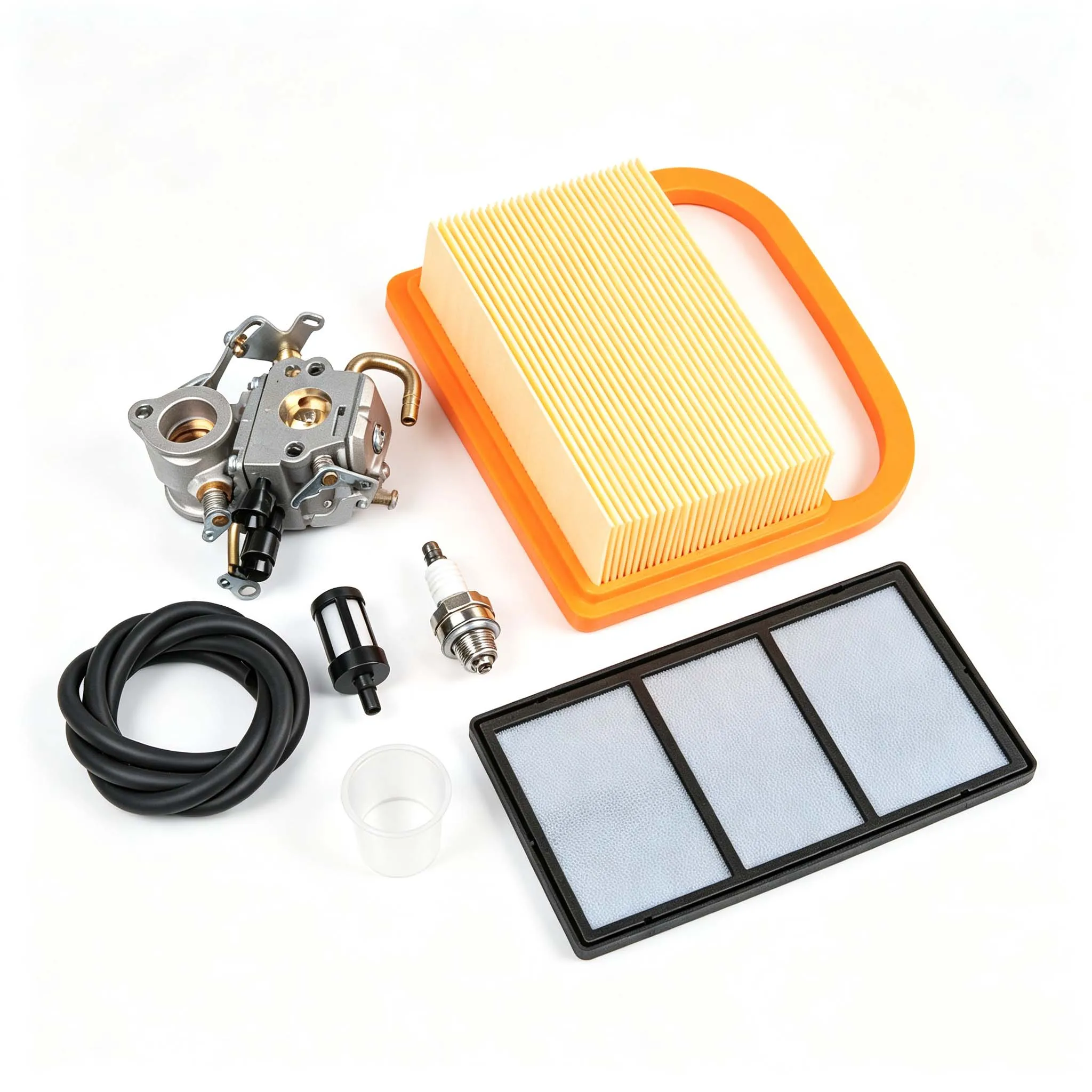 Carburetor Assembly Compatible with For TS410 and TS420 Cut Saw 4238 120 0600 Includes Bulb and Fuel Filter Carburetor