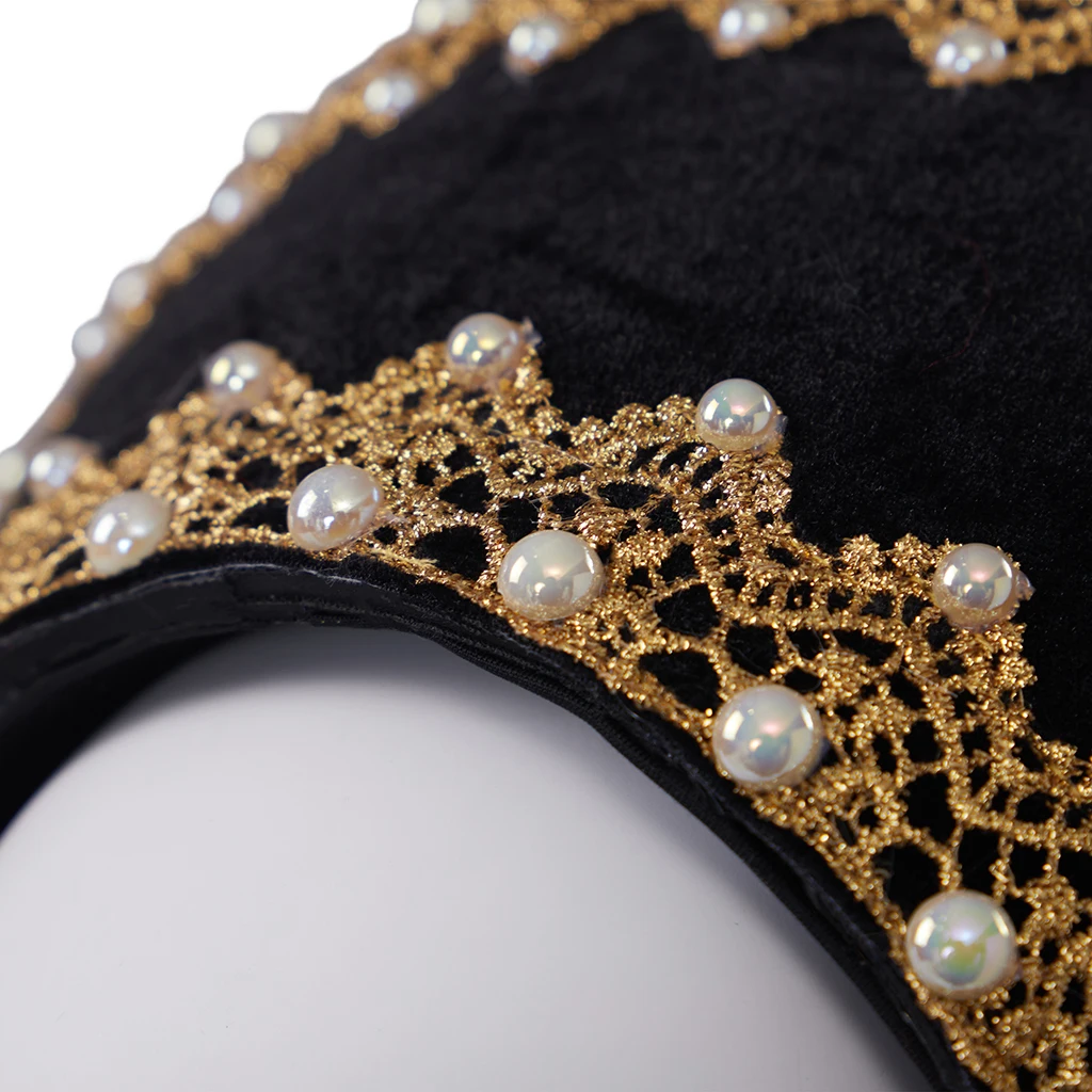 Tudor Pearl Crown Headband Renaissance Queen Elizabeth Crown Anne Boleyn Cosplay Accessories Headdress Victorian Headgear