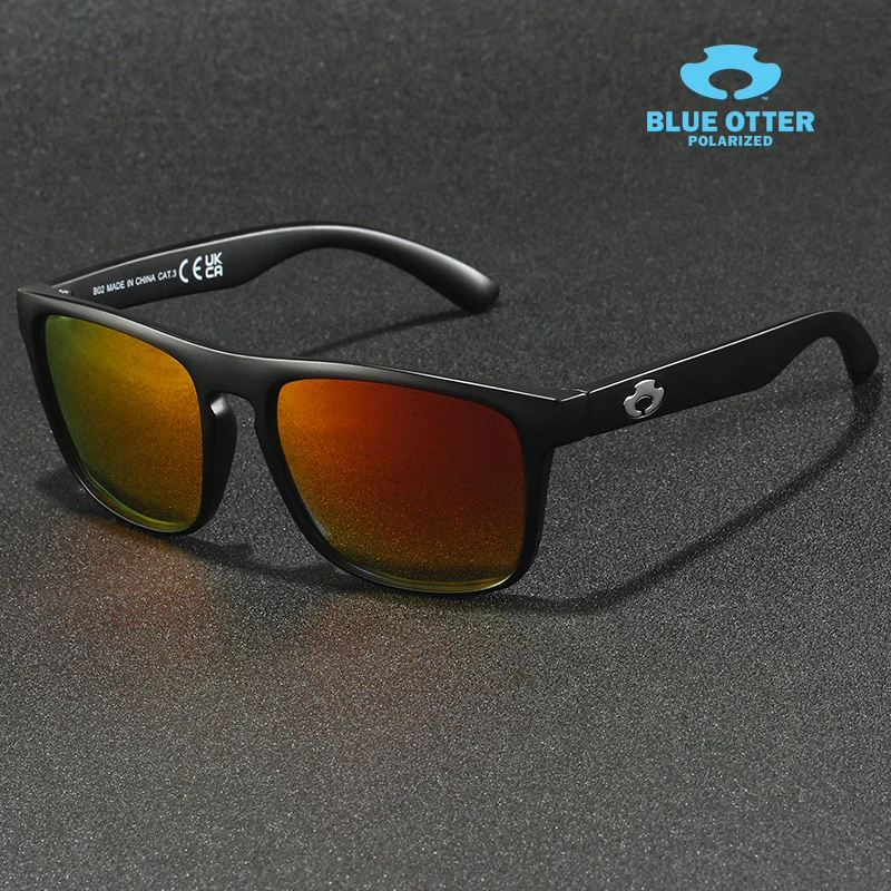 

BLUE OTTER Classic Polarized Sunglasses Men Women UV400 Sun Glasses Fishing Hiking Camping Goggles Outdoor Sport Eyewear BT05