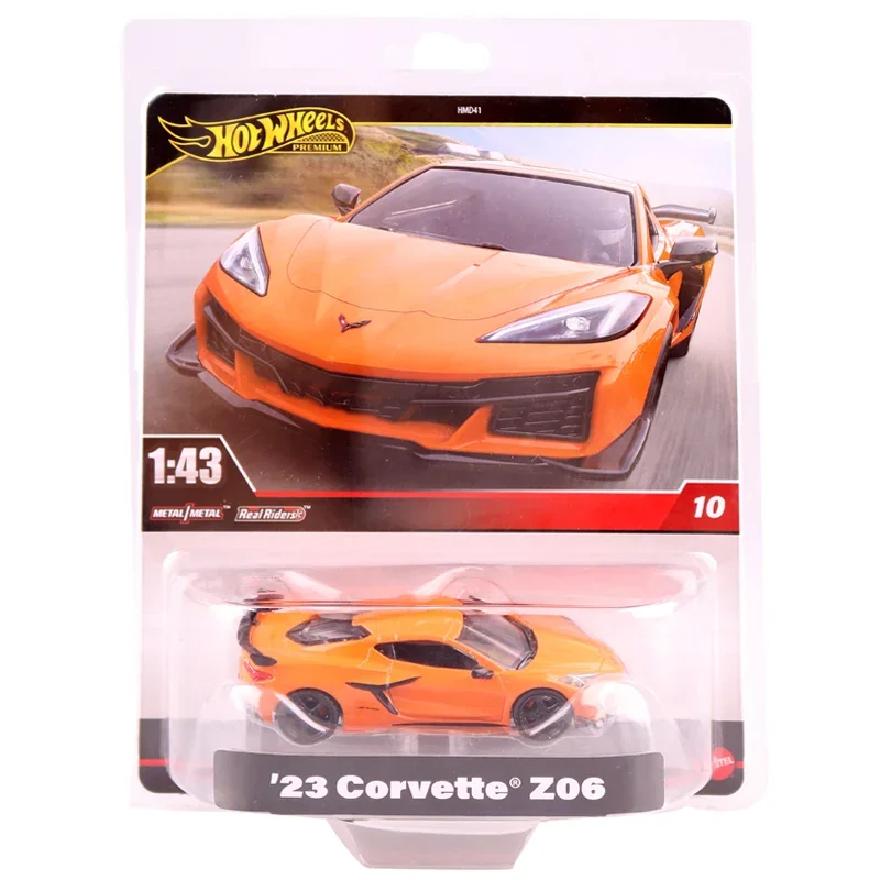 Original Mattel Hot Wheels 1/43 Premium Car Diecast Mercedes Benz AMG Porsche 911 GT3 Corvette Vehicle Model Toys for Boys Gift