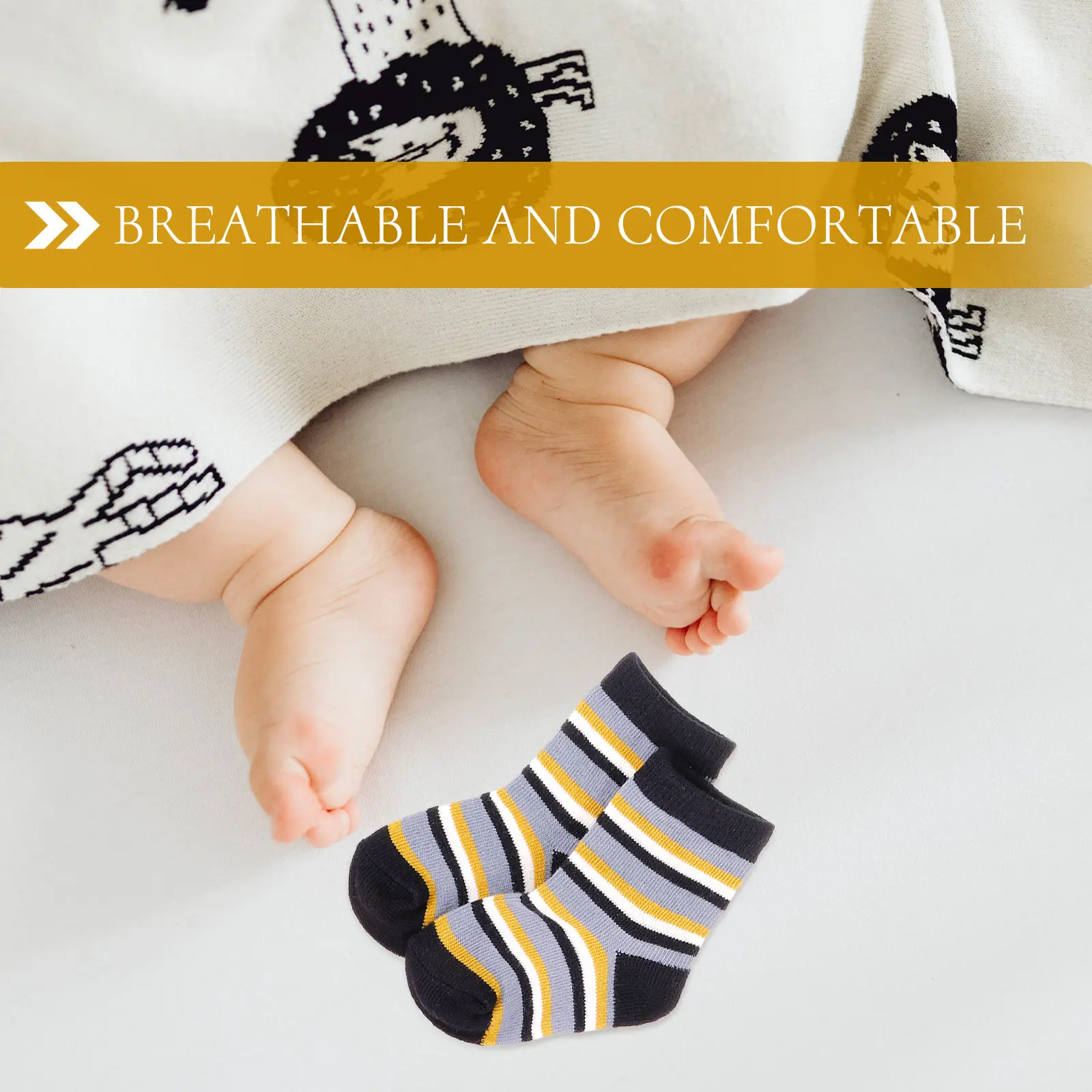 5Pairs Toddler Socks Cotton Ankle Socks for Kids Soft Breathable Easy Wash Cute Design Stylish Matching Outfit Gift Birthday