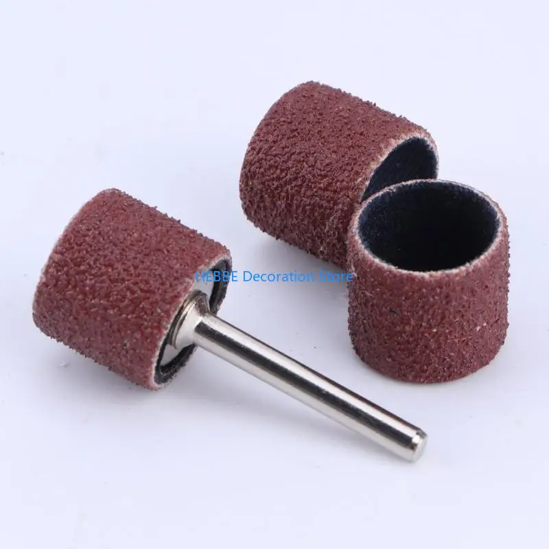 B0KC 100pc Refills Grit Sanding Paper Bands 1/2