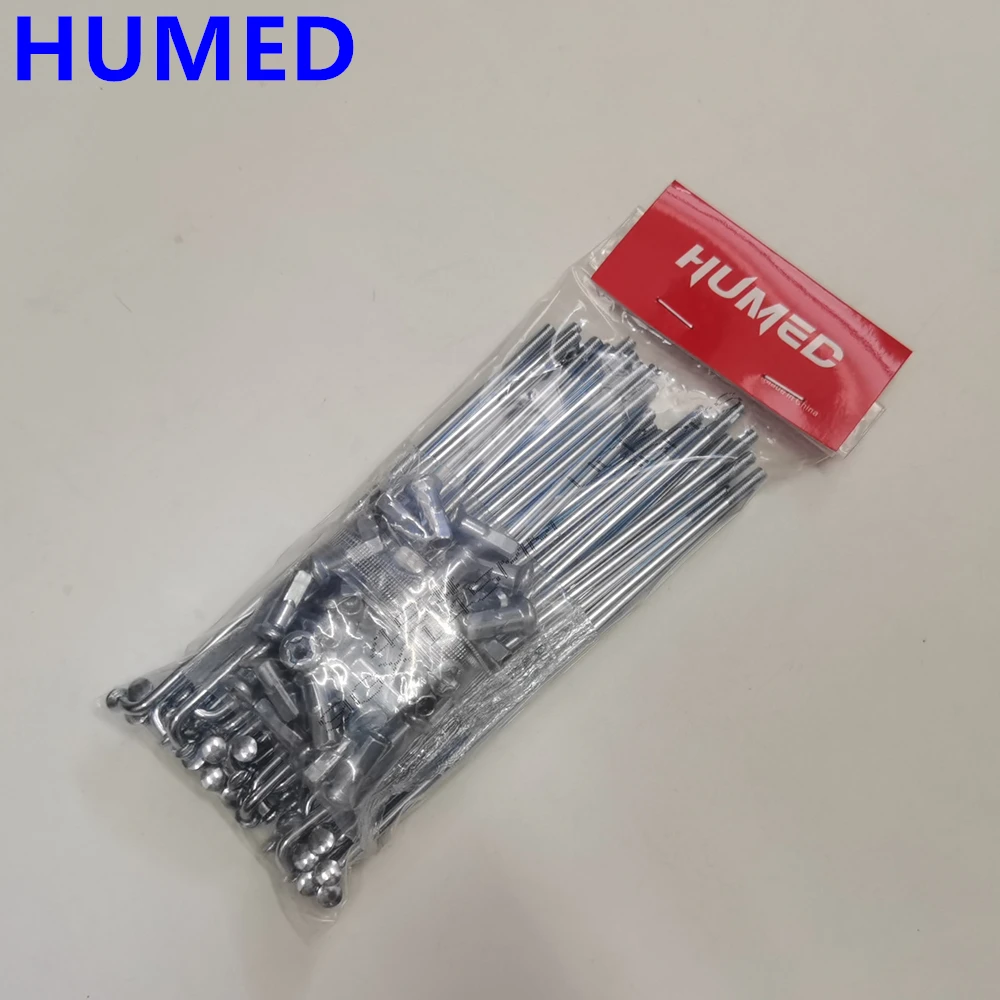 36pcs/lot 9G E-bicycle spokes diameter 3.5mm 45# steel Motorcycle bike wheel steel wire accessories