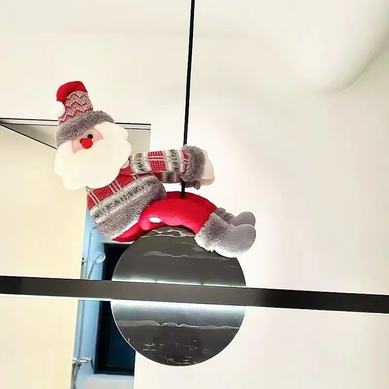 جو عيد الميلاد سانتا كلوز، زخرفة الثريا، مشبك ستارة سانتا كلوز اللطيف، قلادة عيد الميلاد، زينة الهدايا #5