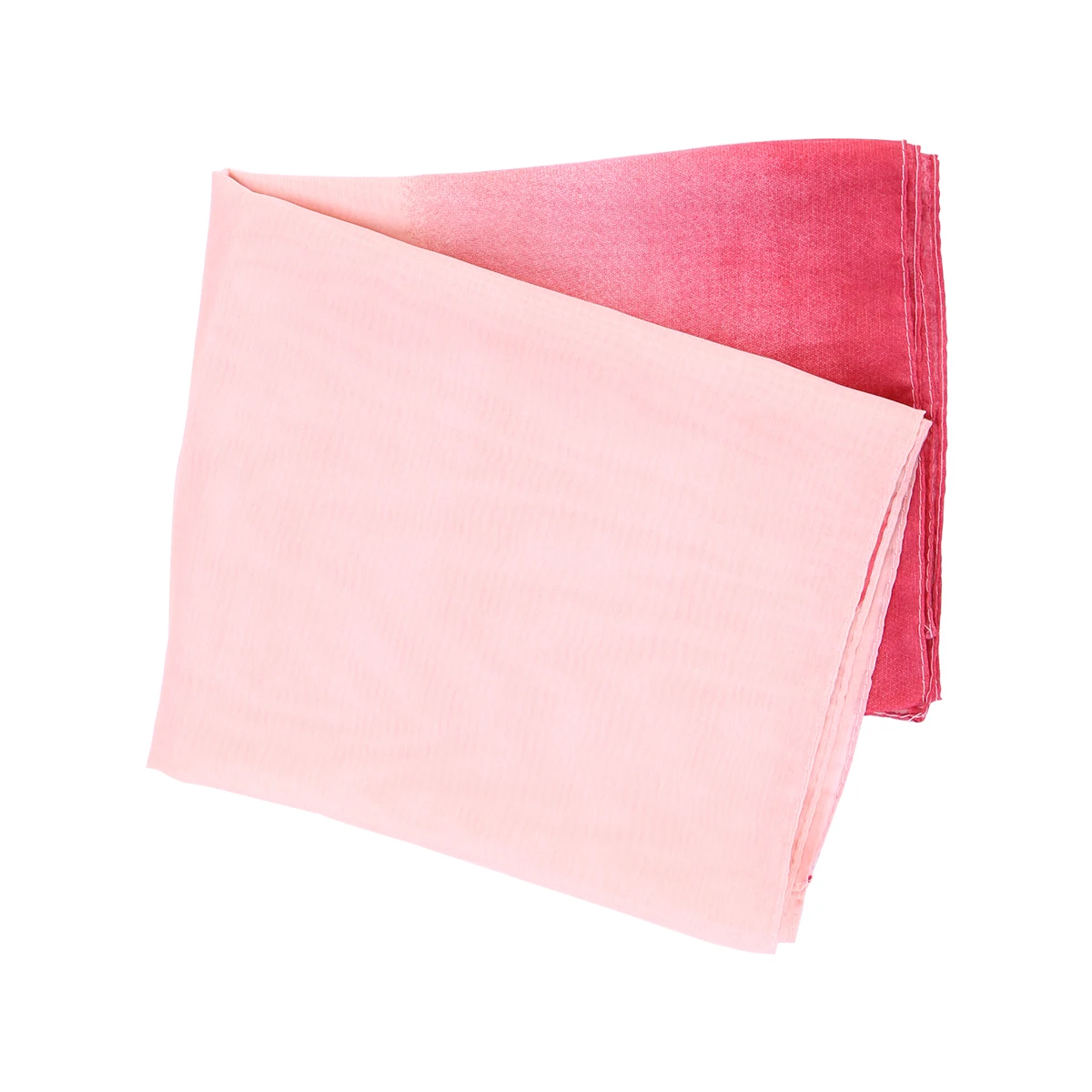 

Elegant Lightweight Chiffon Scarf Gradient Color Accessory Multiway Wearable Versatile Pink White Casual Formal