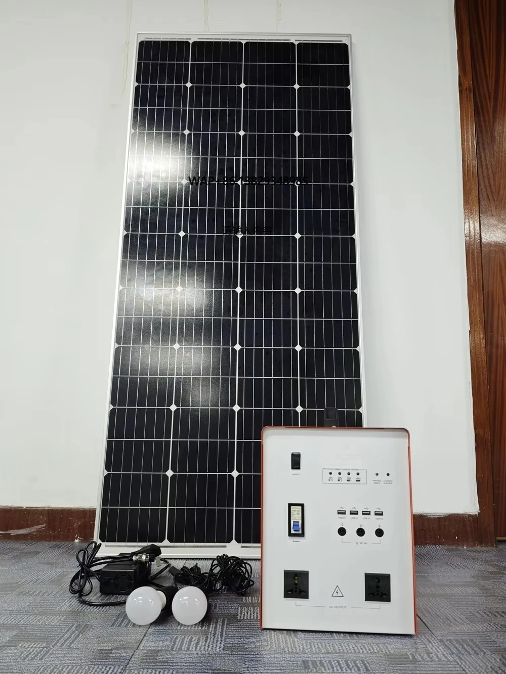 Outdoor 1000 watt solar generator LiFePO4 lithium battery MPPT controller portable power station car charging home camping