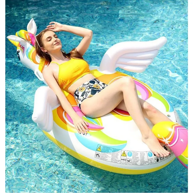 Balas de animales de unicornio, juguete para Fiesta EN LA Piscina, viajes en la playa, juego en el patio trasero, flotadores inflables listos para fiestas, diversión familiar