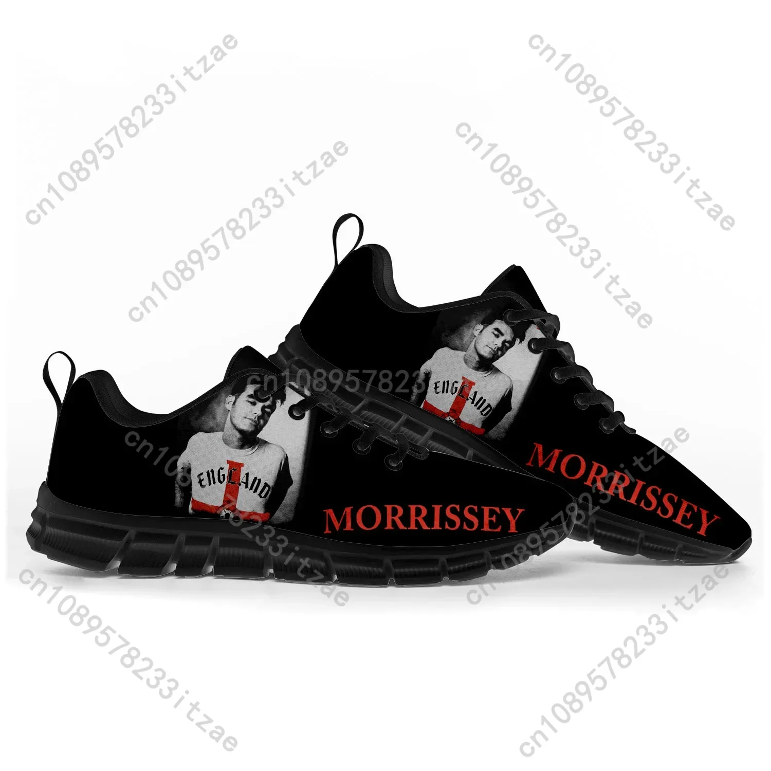 Morrissey Rock Singer Pop Sports Shoes Mens Womens Teenager Kids Children Sneakers Casual Custom High Quality Couple Shoes Black