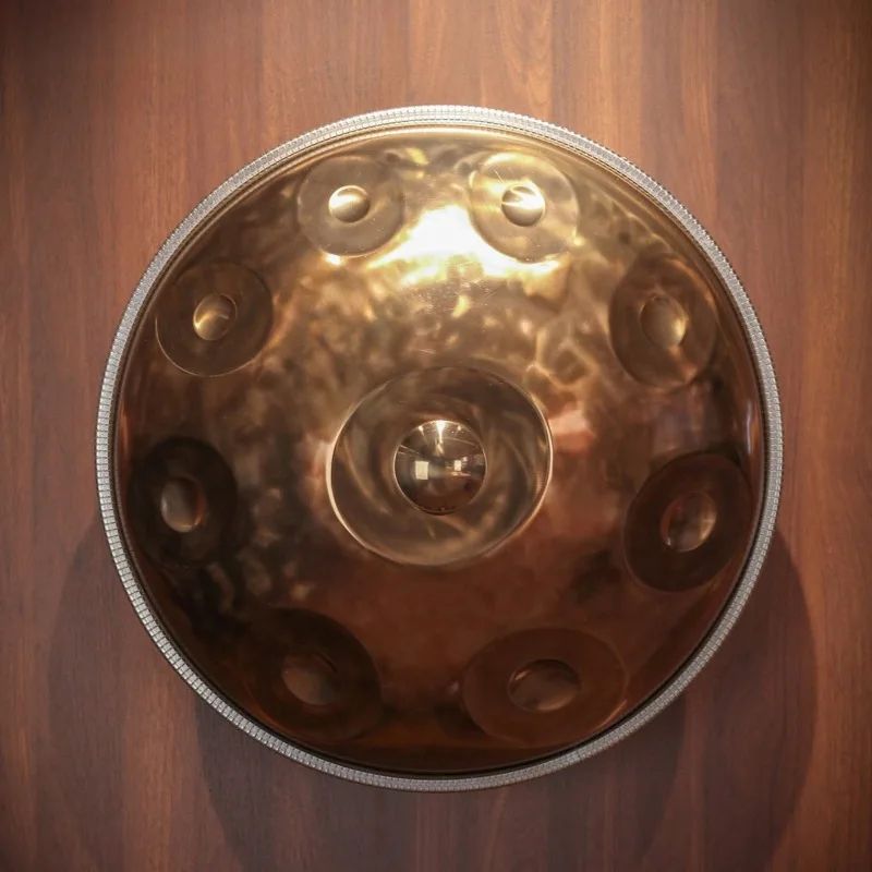 Metal Handpan Drum D Minor Professional Handmade Handpans Meditation Sound Healing Portable Hand Pan Drums Percussion Timbales