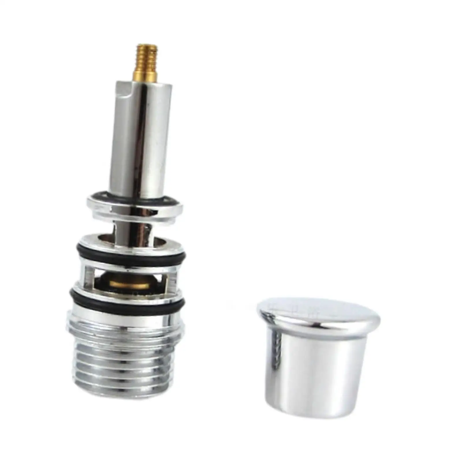 Spring Loaded Diverter Valve with Triple Function Faucet Core Metal Shower System Replacement for Home